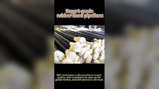 কঠোর শিল্পের জন্য টেকসই রাবার লাইনযুক্ত পাইপ