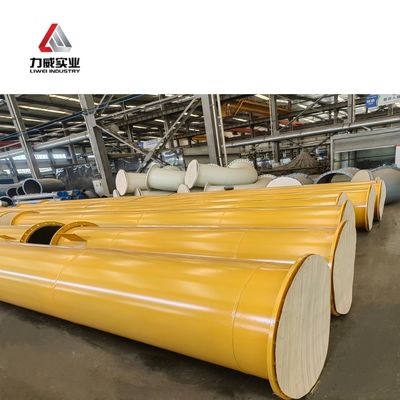 উচ্চ তাপমাত্রা উচ্চ চাপ পরিবেশের জন্য পিই লেপযুক্ত রাবার আচ্ছাদিত পাইপ