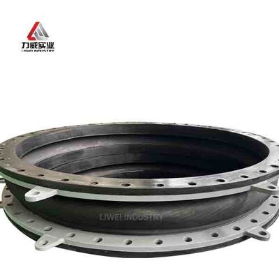 চাপ প্রতিরোধের 6 থেকে 40bars সহজ ইনস্টলেশন এবং নমনীয় পাইপলাইন সংযোগের জন্য ডিজাইন করা একক গোলাকার নমনীয় রাবার জয়েন্ট