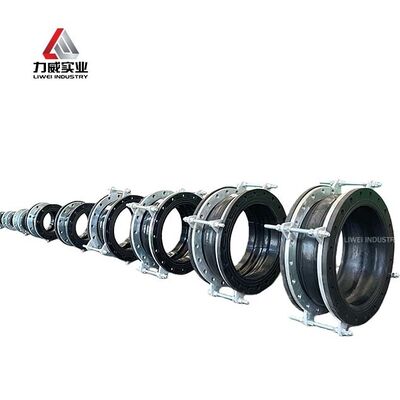 গতিশীল পাইপ সিস্টেমে নড়াচড়া পূরণের জন্য উপযুক্ত ক্ষয়রোধী একক গোলক নমনীয় রাবার জয়েন্ট নমনীয় উপাদান