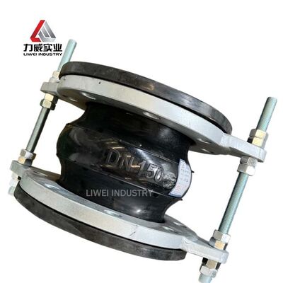 Tie Rod Single Sphere Rubber Expansion Joint EPDM Flange DIN ANSI JIS DN15-DN4000